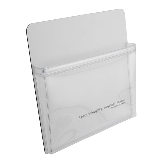 Magnet Source 6.5 in. L X 6.5 in. W White Magnetic Pouch 60 lb. pull 1 pc