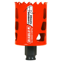 Diablo Snap-Lock Plus 2 in. Carbide Tipped 2-3/8 in. L X 3/8 in. D Hole Saw - Deal of The Week