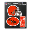 NFL - Cleveland Browns 3 Piece Decal Sticker Set