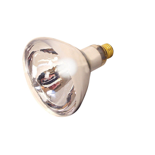 Satco 125 watt R40 Heat Lamp Incandescent Bulb E26 (Medium) Clear 1 pk