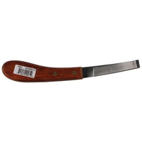 Wide Single Blade Hoof Knife 8 in. - Left Handed