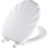 Mayfair by Bemis Shell Round White Enameled Wood Toilet Seat - Deal of The Week