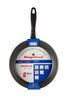 Coral Red 10" Porcelain On Steel Frying Pan