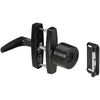 National Hardware Matte Black Zinc Universal Knob Latch 1 pk