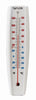 Taylor Jumbo Size Tube Thermometer Plastic White 14.75 in.