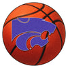 Kansas State University Basketball Rug - 27in. Diameter