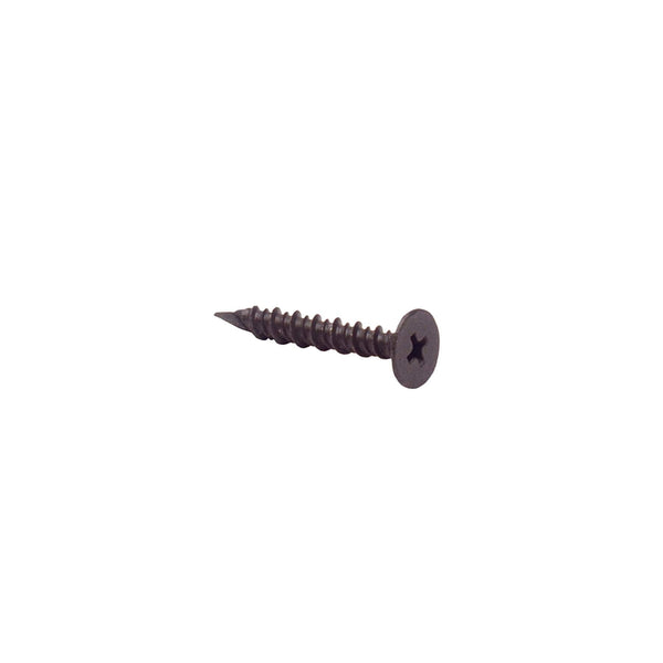 Tornillos para placas de cemento con cabeza Phillips de 1-1/4 pulg. de largo y n.° 8 de Grip-Rite, 1 lb, paquete de 161 (paquete de 12)