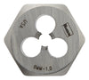 Irwin Hanson High Carbon Steel Metric Hexagon Die 6 - 1.00 mm 1 pc