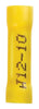 Jandorf 12-10 Ga. Insulated Wire Terminal Butt Splice Yellow 4 pk