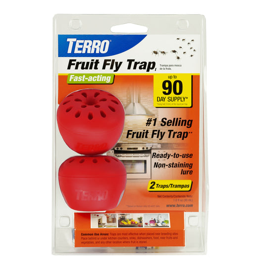 TERRO Fruit Fly Trap 2 pk (Pack of 6)