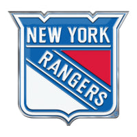 NHL - New York Rangers Heavy Duty Aluminum Color Emblem
