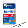 Tapcon 3/16 in. Dia. x 1-1/4 in. L Steel Hex Head Concrete Screw Anchor 75 pk
