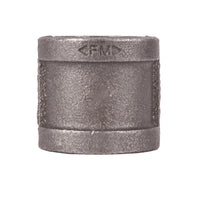 BK Products 3/4 in. FPT x 3/4 in. Dia. FPT Black Malleable Iron Coupling (Pack of 5)