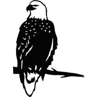 Esschert Design Metal Eagle Tree Silhouette