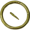 Bull Ring, Self-Piercing, Brass, 3-In. (A) - Deal of The Week