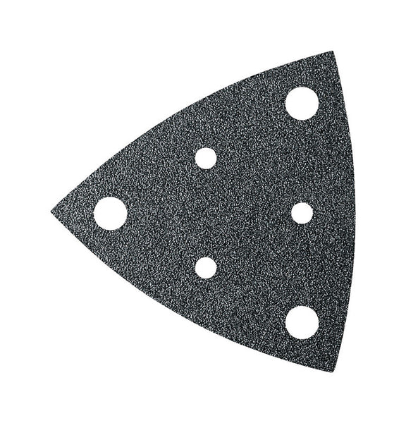 Papel de lija de óxido de aluminio Fein de 3 pulg. de largo y 3 pulg. de ancho, grano 60, paquete de 50