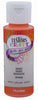 Testors Matte Orange Water-Based Craft Paint Interior 2 oz