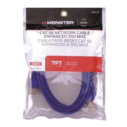 Monster Just Hook It Up 7 ft. L Category 5E Networking Cable