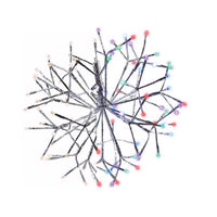 Celebrations LED Multi Shimmering Sphere 12 in. Hanging Decor