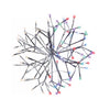 Celebrations LED Multi Shimmering Sphere 12 in. Hanging Decor