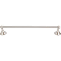 Coastal Towel Bar, 18 Inches, Satin Nickel by Stone Harbor Hardware