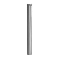 Imperial Manufacturing 5 in. Dia. x 60 in. L Galvanized Steel Furnace Pipe (Pack of 10)