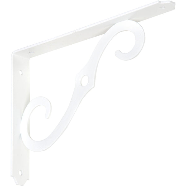 152BC Soporte para estante ornamental de 8" x 5-1/2" - Blanco antiguo