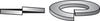 Hillman 1 in. D Zinc-Plated Steel Split Lock Washer 10 pk
