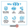 Zinsser Bulls-Eye 1-2-3 White Water-Based Styrenated Acrylic Primer and Sealer 1 qt. (Pack of 6)