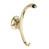 National Hardware 5 in. L Polished Brass Die Cast Heavy Duty Garment Hook 1 pk