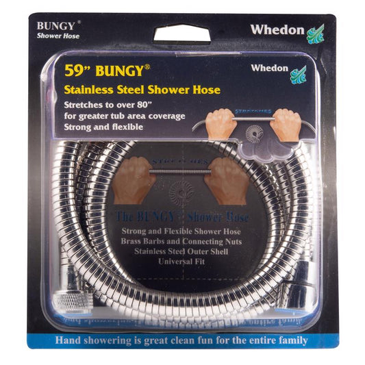 Whedon BUNGY Chrome Stainless Steel 59 in. Shower Hose