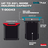 Makita 15.25 in. W X 3.35 in. H X 22.11 in. D Deep Organizer Resin Teal