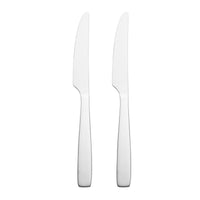 Hampton Forge Silver Stainless Steel Flatware Dinner Knife Set 2 pc