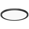 Feit EDGELIT 1.4 in. H X 11 in. W X 11 in. L Matte Black Black LED Flat Panel Light Fixture