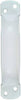 National Hardware 6-3/4 in. L Vinyl Coated White Steel Door Pull