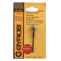 Gyros Tools 2 in. L Mandrel 1/4 in. Round 1 pc