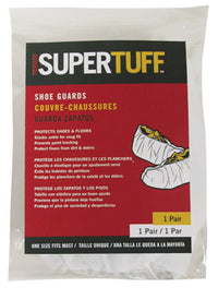 SuperTuff Unisex Polypropylene Shoe Guards White One Size Fits Most Waterproof 1 pair