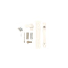 Larson Heavy Duty Zinc-Plated White Zinc Push Button Keyed Latch 1 pk - Deal of The Week