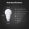 Feit A19 E26 (Medium) LED Bulb Bright White 60 Watt Equivalence 4 pk