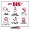 Zinsser B-I-N White Flat Shellac-Based Primer and Sealer 1 qt (Pack of 4)