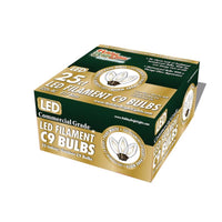 Holiday Bright Lights LED C9 Pure White 25 ct Replacement Christmas Light Bulbs - Deal of The Week