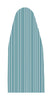 Polder 17 in. W X 54 in. L Cotton Blue Ironing Board Cover