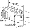 Prime-Line 1-1/4 in. D X 0.72 in. L Steel Roller Assembly 1 pk