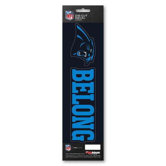 NFL - Carolina Panthers 2 Piece Decal Sticker Set