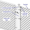 Yardlink Steel Chain Link Band Brace 1 pk