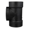 Charlotte Pipe 4 in. Hub X 4 in. D Hub ABS Flush Cleanout Tee