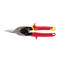 Milwaukee  10 in. Forged Alloy Steel  Straight Serrated  Aviation Snips  22 Ga. 1 pk