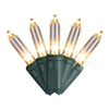 Celebrations Platinum LED T5 Warm White Twinkle Shimmering Sparkle - Mini 50 ct String Christmas Lights