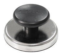 Magnet Source 1.25 in. L X 2.65 in. W Black Knob Magnet 25 lb. pull 1 pc - Open Box
