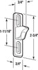 Prime-Line Chrome Silver Metal Keeper 1 pk